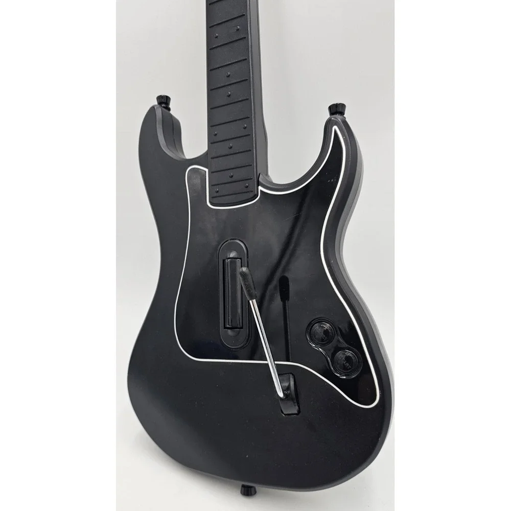Red Octane Kramer Striker PS2 Black Guitar Hero Controller 95433.805 Untested
